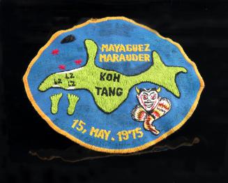 Artifact No. 2012.33.1, Mayaguez Marauder, Koh Tang Military Patch; Gerald R. Ford Presidential…