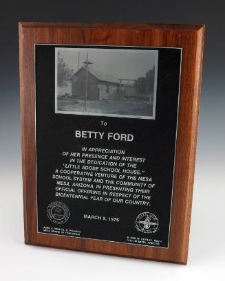 1987.208.1; Gerald R. Ford Presidential Library & Museum, Grand Rapids, MI
