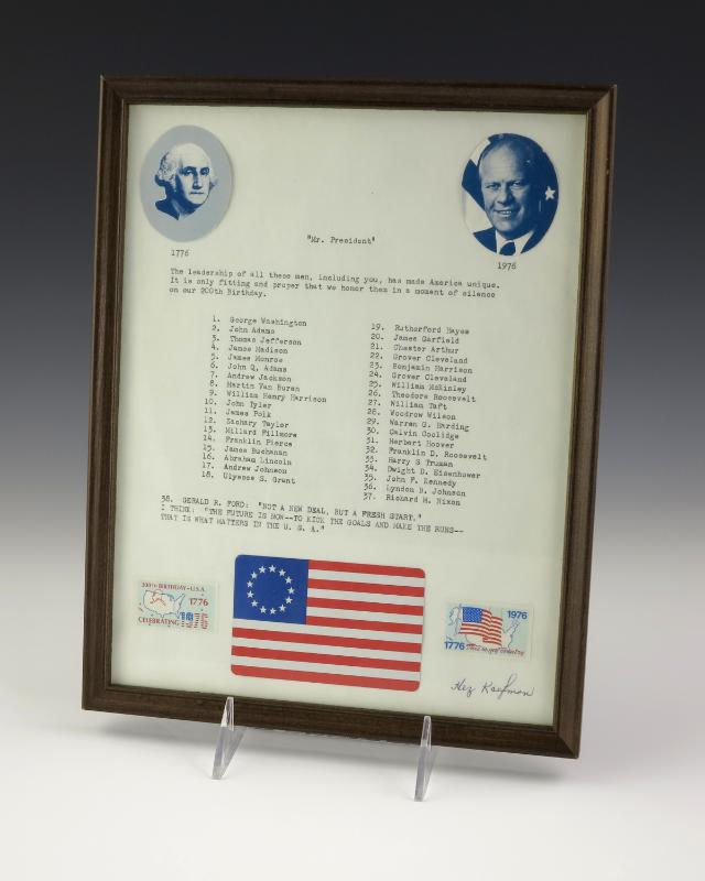 1988.104; Gerald R. Ford Presidential Library & Museum, Grand Rapids, MI