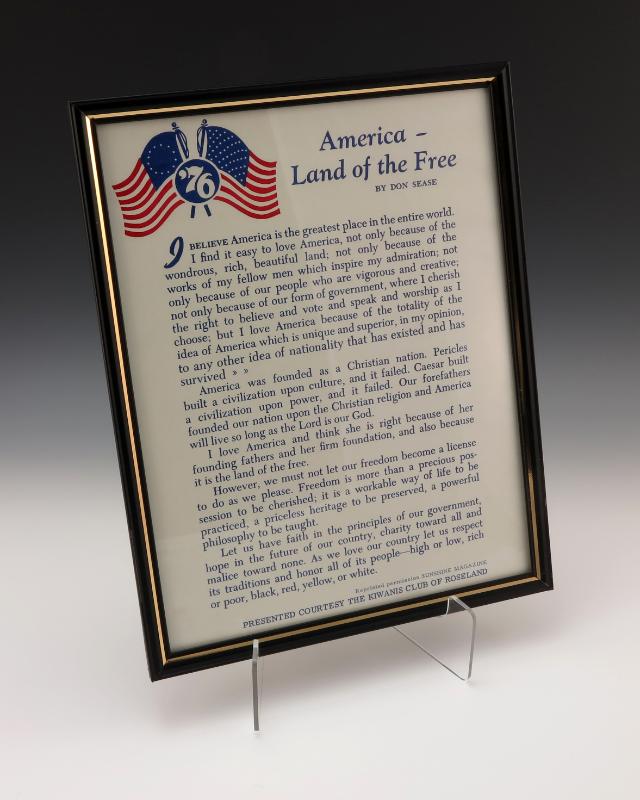 1988.291; Gerald R. Ford Presidential Library & Museum, Grand Rapids, MI