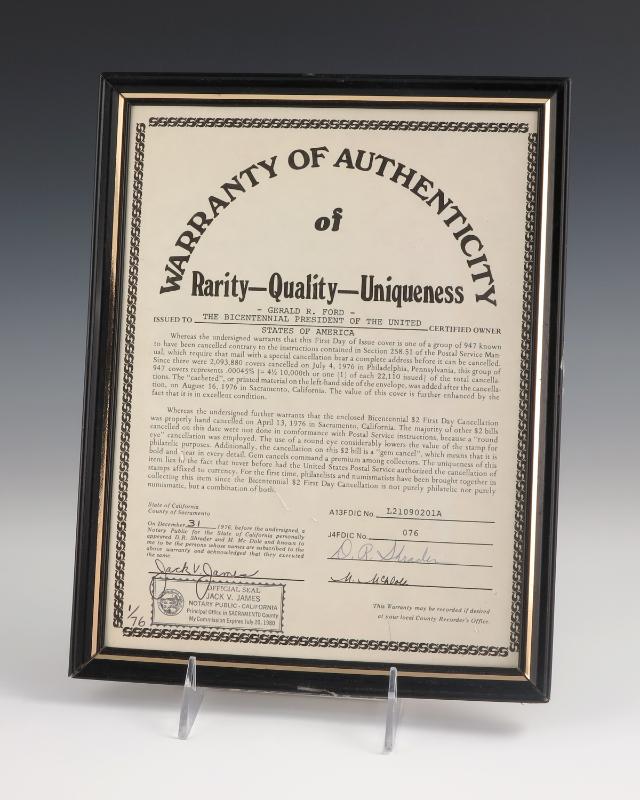 1988.829.2 a-b; Gerald R. Ford Presidential Library & Museum, Grand Rapids, MI