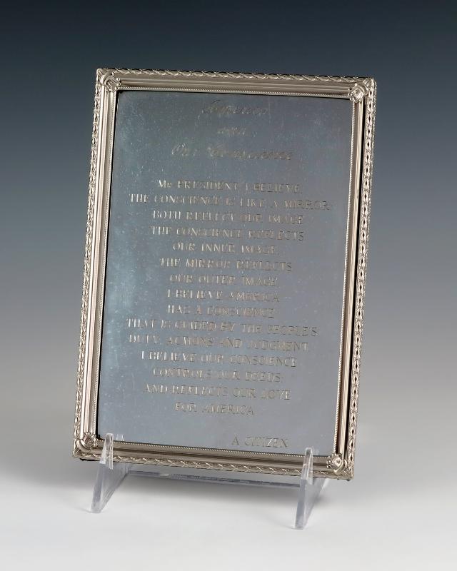 1988.199 a-b; Gerald R. Ford Presidential Library & Museum, Grand Rapids, MI