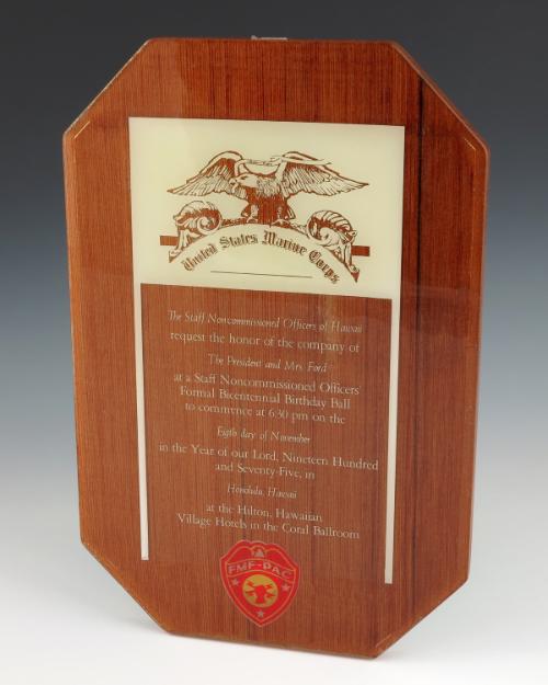1989.731.1; Gerald R. Ford Presidential Library & Museum, Grand Rapids, MI