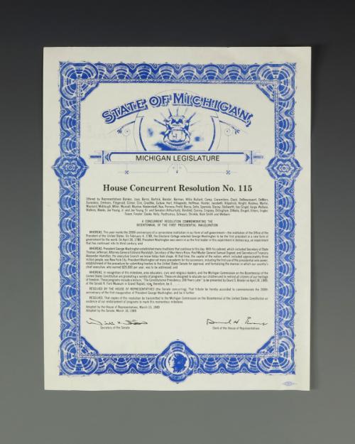 1989.812.1.1; Gerald R. Ford Presidential Library & Museum, Grand Rapids, MI
