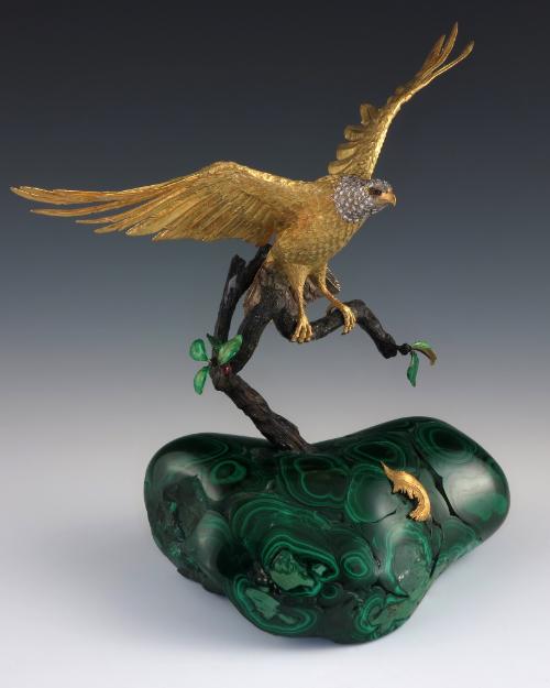 Artifact No. 1981.126a,  Asprey & Co. Omani Falcon; Gerald R. Ford Presidential Library & Museu…