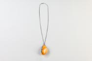 Artifact No. 1987.272 a-b, Silver and Amber Necklace; Gerald R. Ford Presidential Library & Mus…