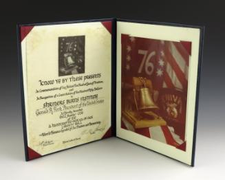 1989.217.1.2 a-c; Gerald R. Ford Presidential Library & Museum, Grand Rapids, MI
