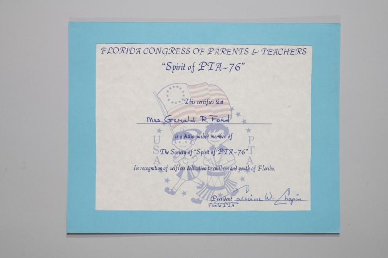 1983.70; Gerald R. Ford Presidential Library & Museum, Grand Rapids, MI