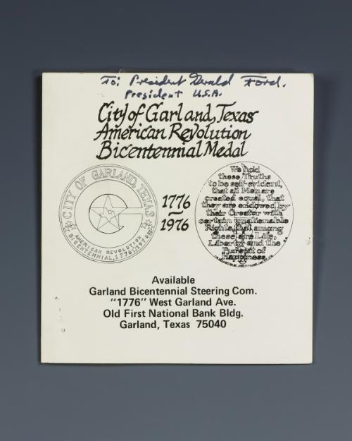 1989.734 a-b; Gerald R. Ford Presidential Library & Museum, Grand Rapids, MI