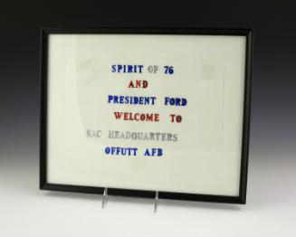 1988.289.1; Gerald R. Ford Presidential Library & Museum, Grand Rapids, MI