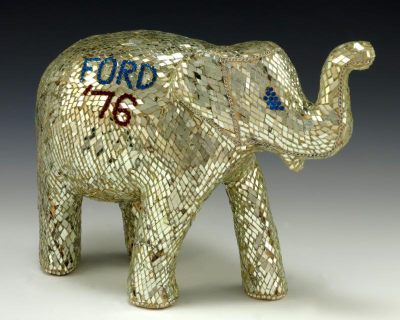 Artifact No. 1988.368, 1976 Campaign Elephant Statue; Gerald R. Ford Presidential Library & Mus…